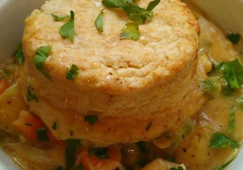 Wild Mushroom Sage Infused Chicken Pot Pie