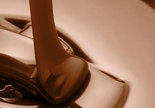 Dark Chocolate Fondue with Blood Orange Olive Oil