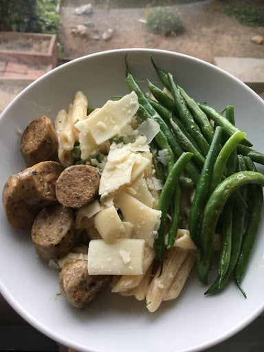 Creamy Dill Penne Alfredo