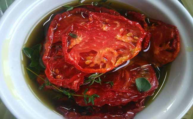 Oven Dried Heirloom Tomatoes w/ Ultra Premium Olive Oil