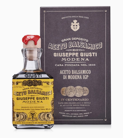 Giuseppe Giusti 4 Gold Medals "Quarto Centenario" Balsamic Vinegar