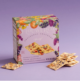 Flouwer Co Apéritif Artisanal Crackers - Fresh Grapefruit, Lavender and Tarragon