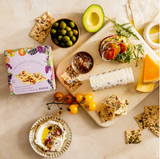 Flouwer Co Apéritif Artisanal Crackers - Fresh Grapefruit, Lavender and Tarragon