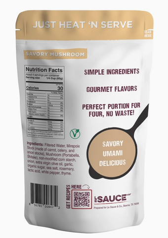 Le Sauce & Co. Savory Mushroom Sauce