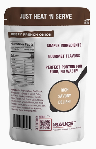 Le Sauce & Co. Beefy French Onion Gravy