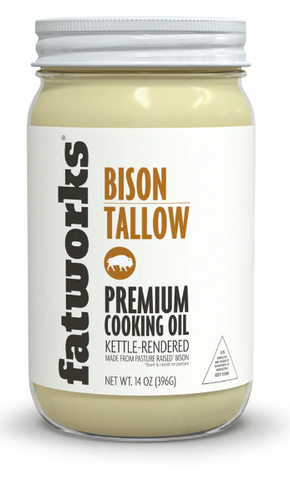 FATWORKS Pasture Raised Bison Tallow a.k.a. Thunderfat 14oz