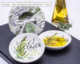 Artisano - Olive Oil Dipping Dishes Gift Set of 2