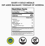 Giuseppe Giusti 4 Gold Medals "Quarto Centenario" Balsamic Vinegar