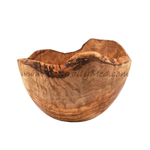 Olive Wood Natural Salad Bowl - 9.5"