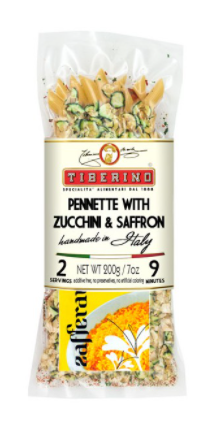 Pennette Positano with Zucchini and Saffron